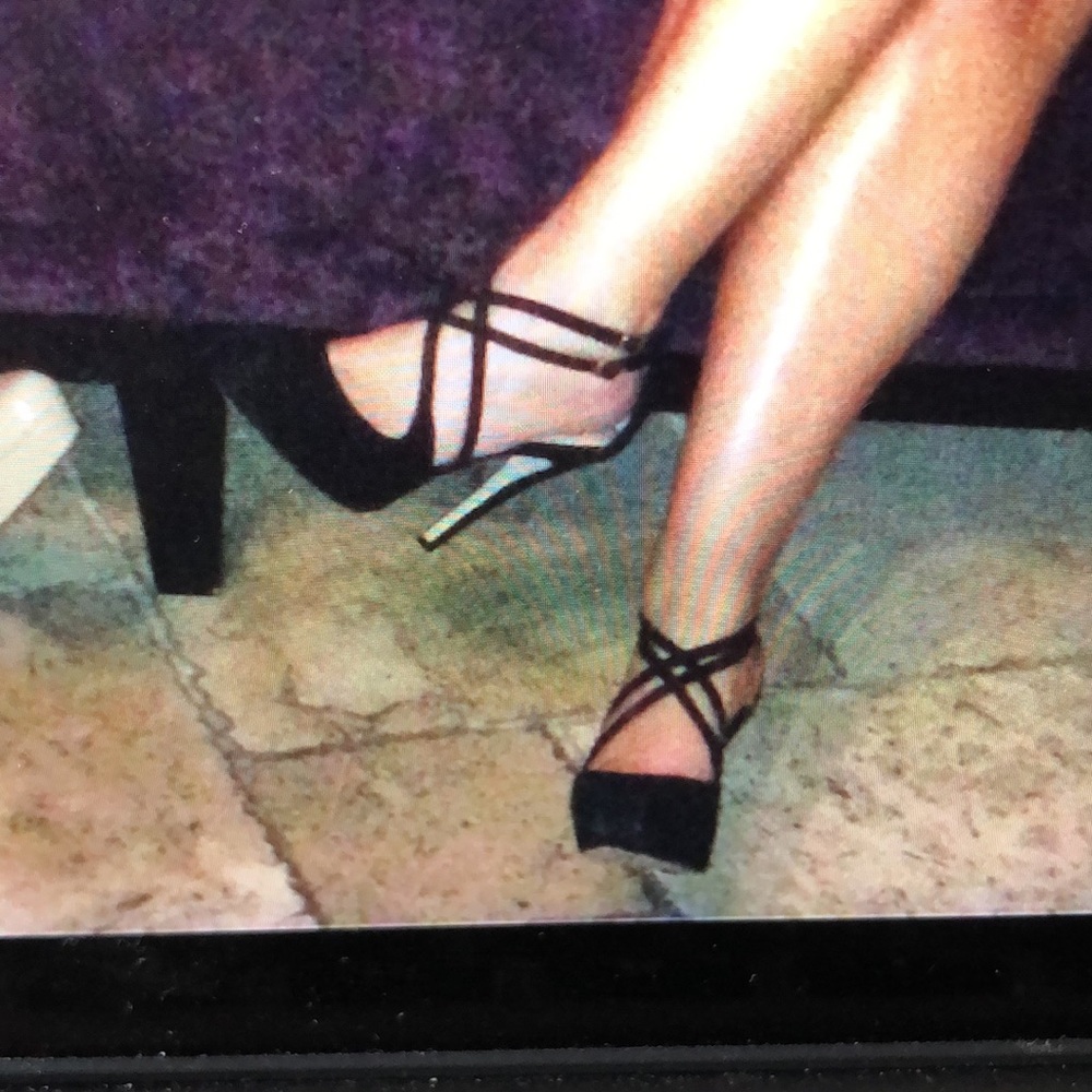 Cute black heels
